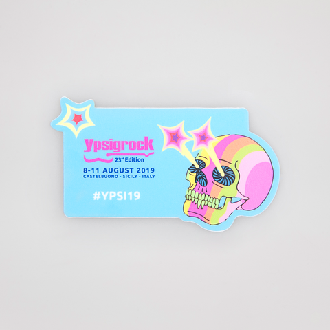 Sticker - Adesivo #Ypsi19 [Candy Striped Skull]